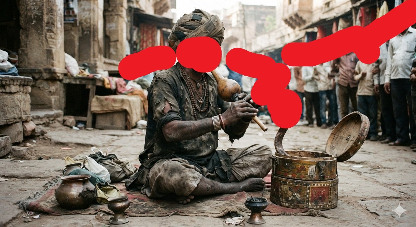 Snake charmer play